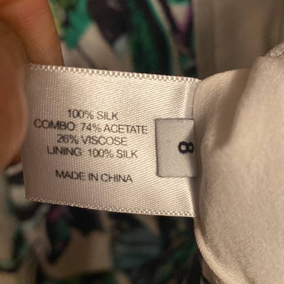 🌴Proenza Schouler Silk Tropical Floral Print Blouse, 8 - Picture 3 of 5